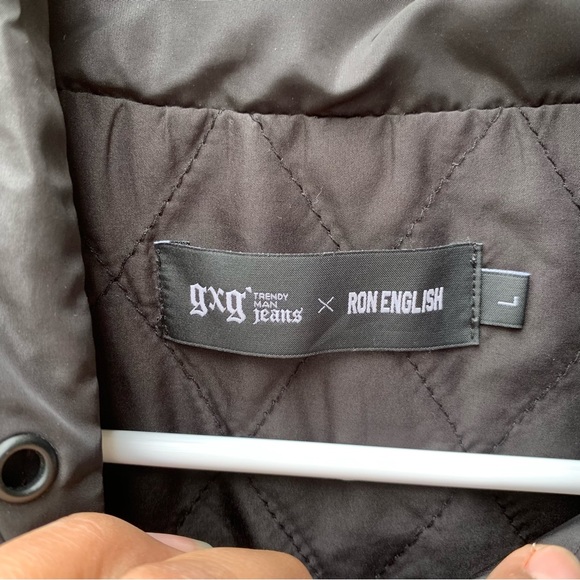 Ron English Mens Jacket x gxg windbreaker size Large zip hoodie - Picture 4 of 10
